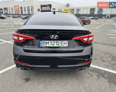 Черный Хендай Соната, объемом двигателя 2.4 л и пробегом 250 тыс. км за 10500 $, фото 6 на Automoto.ua