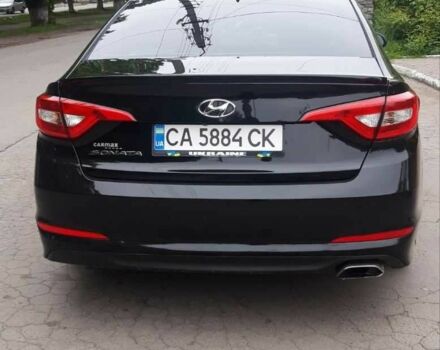 Черный Хендай Соната, объемом двигателя 2.4 л и пробегом 105 тыс. км за 8900 $, фото 1 на Automoto.ua