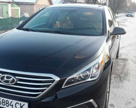 Черный Хендай Соната, объемом двигателя 2.4 л и пробегом 105 тыс. км за 8900 $, фото 4 на Automoto.ua