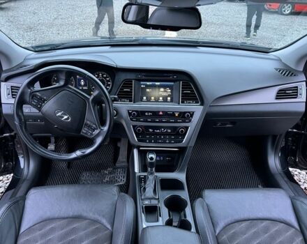 Черный Хендай Соната, объемом двигателя 2.4 л и пробегом 152 тыс. км за 9450 $, фото 3 на Automoto.ua
