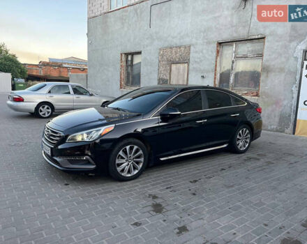 Черный Хендай Соната, объемом двигателя 2.36 л и пробегом 110 тыс. км за 12500 $, фото 7 на Automoto.ua