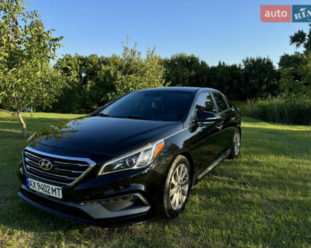 Черный Хендай Соната, объемом двигателя 2.36 л и пробегом 129 тыс. км за 11350 $, фото 4 на Automoto.ua
