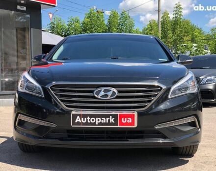 Черный Хендай Соната, объемом двигателя 2.4 л и пробегом 144 тыс. км за 13290 $, фото 1 на Automoto.ua