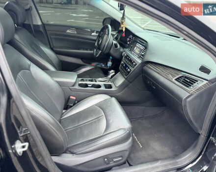 Черный Хендай Соната, объемом двигателя 2.4 л и пробегом 250 тыс. км за 10500 $, фото 13 на Automoto.ua