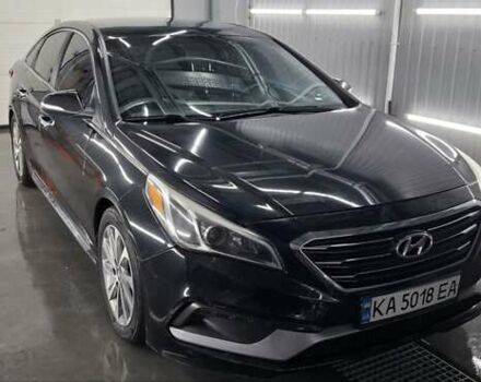 Черный Хендай Соната, объемом двигателя 2.36 л и пробегом 138 тыс. км за 10400 $, фото 7 на Automoto.ua