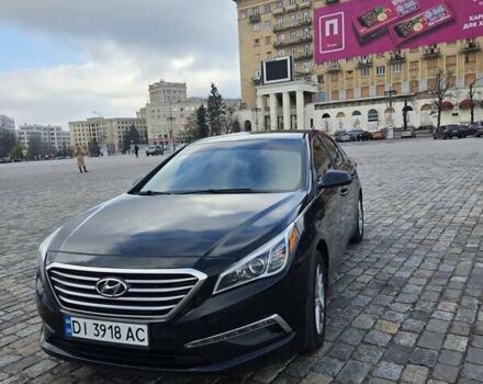Черный Хендай Соната, объемом двигателя 2.36 л и пробегом 240 тыс. км за 8500 $, фото 2 на Automoto.ua