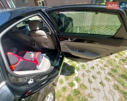 Черный Хендай Соната, объемом двигателя 2.36 л и пробегом 140 тыс. км за 12600 $, фото 15 на Automoto.ua