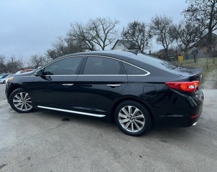 Черный Хендай Соната, объемом двигателя 2.4 л и пробегом 152 тыс. км за 9450 $, фото 17 на Automoto.ua