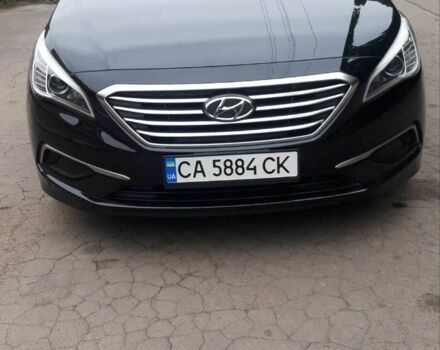 Черный Хендай Соната, объемом двигателя 2.4 л и пробегом 105 тыс. км за 8900 $, фото 2 на Automoto.ua