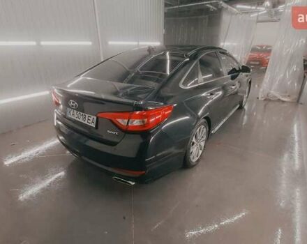 Черный Хендай Соната, объемом двигателя 2.36 л и пробегом 138 тыс. км за 10400 $, фото 20 на Automoto.ua