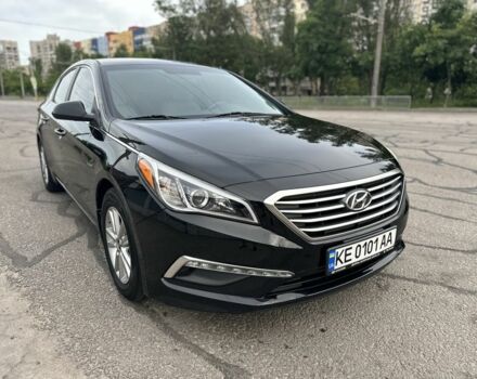 Черный Хендай Соната, объемом двигателя 2.4 л и пробегом 139 тыс. км за 10500 $, фото 2 на Automoto.ua