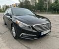 Черный Хендай Соната, объемом двигателя 2.4 л и пробегом 139 тыс. км за 10500 $, фото 2 на Automoto.ua
