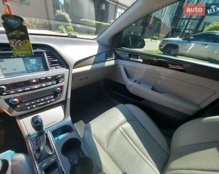 Черный Хендай Соната, объемом двигателя 2.36 л и пробегом 140 тыс. км за 12600 $, фото 18 на Automoto.ua