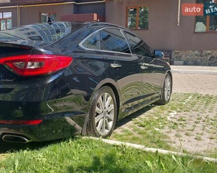 Черный Хендай Соната, объемом двигателя 2.36 л и пробегом 140 тыс. км за 12600 $, фото 11 на Automoto.ua