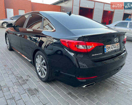 Черный Хендай Соната, объемом двигателя 2.36 л и пробегом 110 тыс. км за 12500 $, фото 5 на Automoto.ua