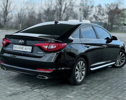 Чорний Хендай Соната, об'ємом двигуна 2.4 л та пробігом 145 тис. км за 9599 $, фото 4 на Automoto.ua