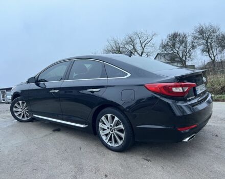 Черный Хендай Соната, объемом двигателя 2.4 л и пробегом 152 тыс. км за 9450 $, фото 18 на Automoto.ua