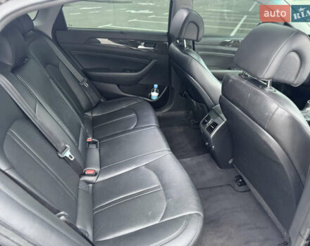 Черный Хендай Соната, объемом двигателя 2.4 л и пробегом 250 тыс. км за 10500 $, фото 16 на Automoto.ua