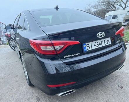 Черный Хендай Соната, объемом двигателя 2.4 л и пробегом 152 тыс. км за 9450 $, фото 14 на Automoto.ua