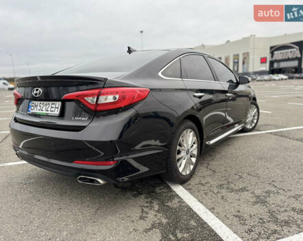 Черный Хендай Соната, объемом двигателя 2.4 л и пробегом 250 тыс. км за 10500 $, фото 7 на Automoto.ua