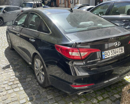 Черный Хендай Соната, объемом двигателя 2.4 л и пробегом 116 тыс. км за 15000 $, фото 13 на Automoto.ua