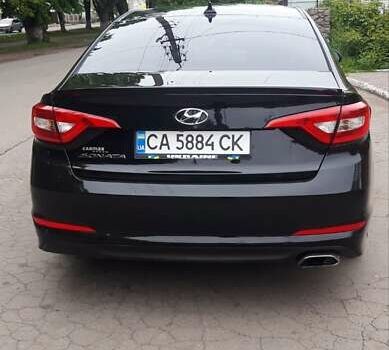 Чорний Хендай Соната, об'ємом двигуна 2.36 л та пробігом 105 тис. км за 8950 $, фото 1 на Automoto.ua