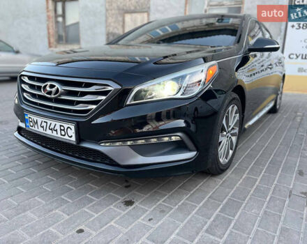 Черный Хендай Соната, объемом двигателя 2.36 л и пробегом 110 тыс. км за 12500 $, фото 6 на Automoto.ua