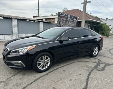 Черный Хендай Соната, объемом двигателя 2.4 л и пробегом 139 тыс. км за 10500 $, фото 1 на Automoto.ua