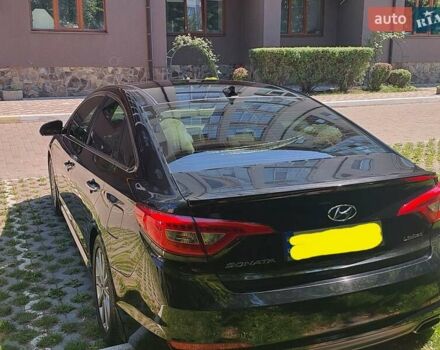 Черный Хендай Соната, объемом двигателя 2.36 л и пробегом 140 тыс. км за 12600 $, фото 5 на Automoto.ua