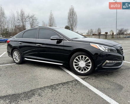 Черный Хендай Соната, объемом двигателя 2.4 л и пробегом 250 тыс. км за 10500 $, фото 10 на Automoto.ua