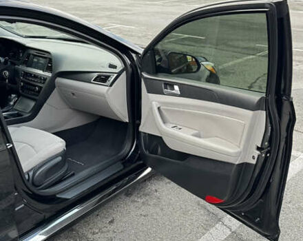 Черный Хендай Соната, объемом двигателя 2.4 л и пробегом 150 тыс. км за 13400 $, фото 15 на Automoto.ua