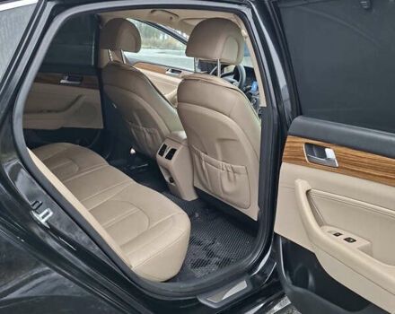 Черный Хендай Соната, объемом двигателя 2.36 л и пробегом 230 тыс. км за 9300 $, фото 8 на Automoto.ua