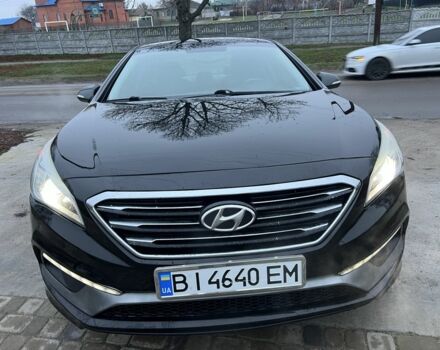 Черный Хендай Соната, объемом двигателя 2.4 л и пробегом 152 тыс. км за 9450 $, фото 19 на Automoto.ua