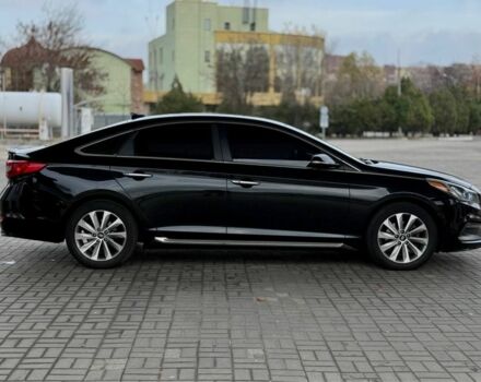 Чорний Хендай Соната, об'ємом двигуна 2.4 л та пробігом 145 тис. км за 9599 $, фото 3 на Automoto.ua