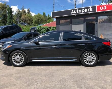 Черный Хендай Соната, объемом двигателя 2.4 л и пробегом 144 тыс. км за 13290 $, фото 4 на Automoto.ua