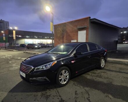 Черный Хендай Соната, объемом двигателя 2.4 л и пробегом 240 тыс. км за 8500 $, фото 1 на Automoto.ua