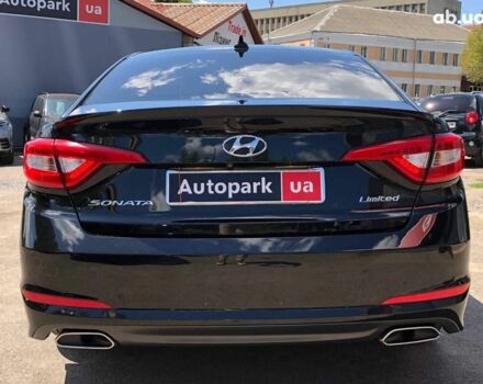 Черный Хендай Соната, объемом двигателя 2.4 л и пробегом 144 тыс. км за 13290 $, фото 6 на Automoto.ua