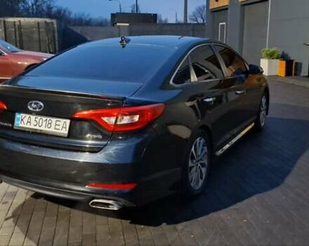 Черный Хендай Соната, объемом двигателя 2.36 л и пробегом 138 тыс. км за 10400 $, фото 17 на Automoto.ua