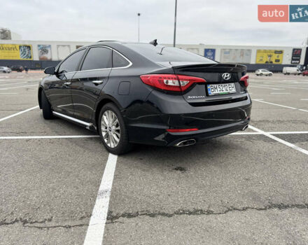 Черный Хендай Соната, объемом двигателя 2.4 л и пробегом 250 тыс. км за 10500 $, фото 5 на Automoto.ua