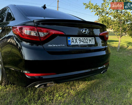 Черный Хендай Соната, объемом двигателя 2.36 л и пробегом 129 тыс. км за 11350 $, фото 5 на Automoto.ua