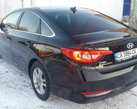 Черный Хендай Соната, объемом двигателя 2.4 л и пробегом 105 тыс. км за 8900 $, фото 8 на Automoto.ua