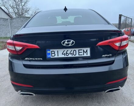 Черный Хендай Соната, объемом двигателя 2.4 л и пробегом 152 тыс. км за 9450 $, фото 15 на Automoto.ua