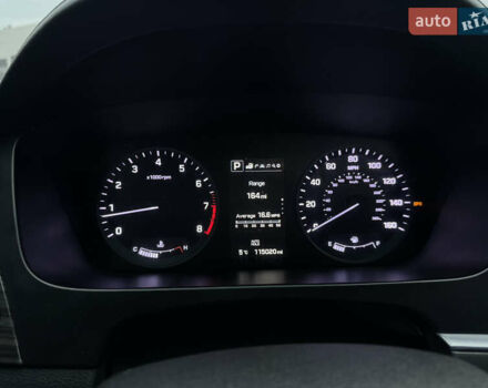 Черный Хендай Соната, объемом двигателя 2.4 л и пробегом 250 тыс. км за 10500 $, фото 29 на Automoto.ua