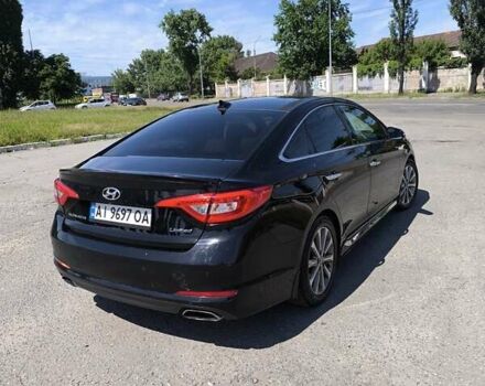 Черный Хендай Соната, объемом двигателя 2.4 л и пробегом 97 тыс. км за 15000 $, фото 1 на Automoto.ua