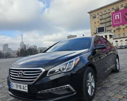 Черный Хендай Соната, объемом двигателя 2.36 л и пробегом 240 тыс. км за 8500 $, фото 1 на Automoto.ua