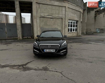 Черный Хендай Соната, объемом двигателя 2 л и пробегом 117 тыс. км за 13500 $, фото 1 на Automoto.ua