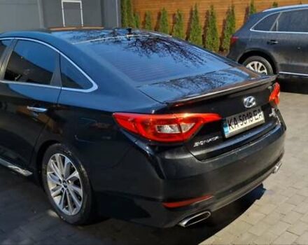 Черный Хендай Соната, объемом двигателя 2.36 л и пробегом 138 тыс. км за 10400 $, фото 15 на Automoto.ua