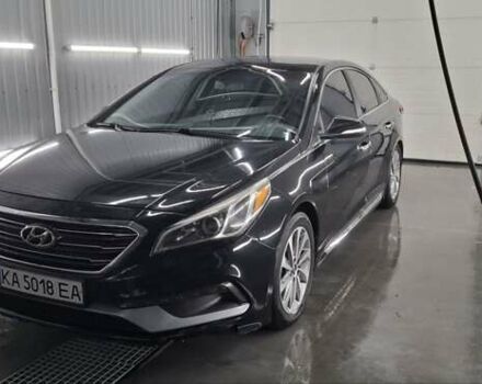 Черный Хендай Соната, объемом двигателя 2.36 л и пробегом 138 тыс. км за 10400 $, фото 4 на Automoto.ua