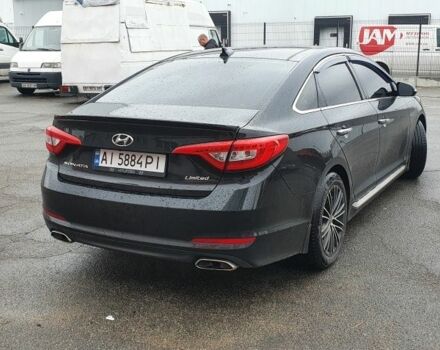 Черный Хендай Соната, объемом двигателя 2.4 л и пробегом 117 тыс. км за 13500 $, фото 5 на Automoto.ua