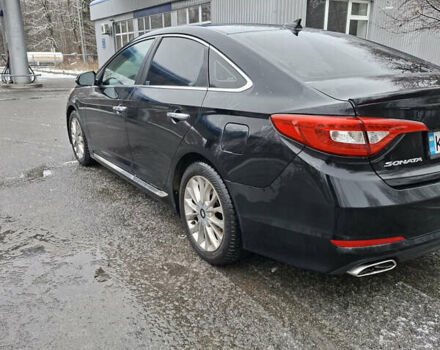 Черный Хендай Соната, объемом двигателя 2.36 л и пробегом 230 тыс. км за 9300 $, фото 2 на Automoto.ua
